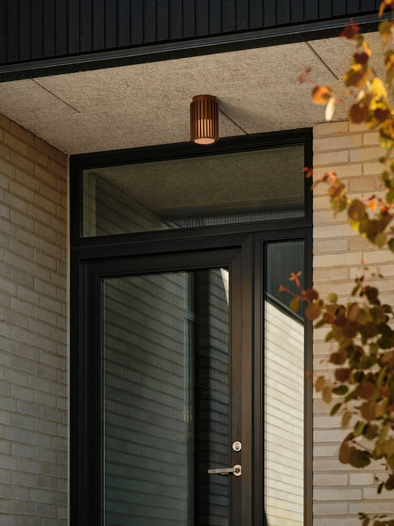 Cargue la imagen en el visor de la galería, Candeeiro Exterior em Alumínio Seaside Brown Aludra NORDLUX