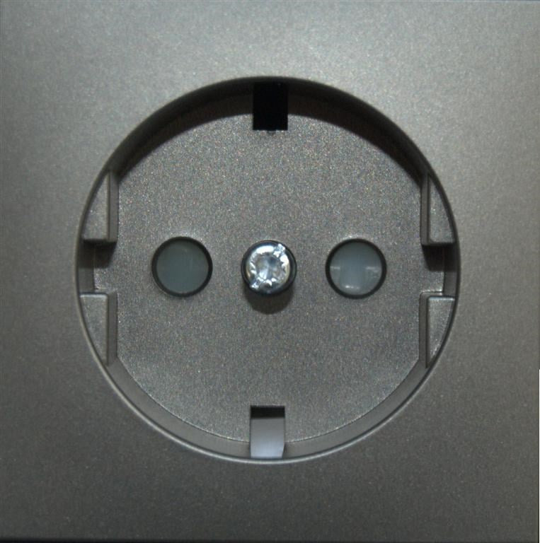 Chargez l'image dans la visionneuse de la galerie, Centro p/Tomada schuko c/obturador Gris EFAPEL 90632 TIS Série Logus 90