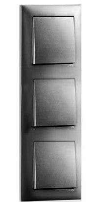 Carregue imagem no visualizador da galeriaEspelho Triplo Gris EFAPEL 90930 TIS Série LOGUS 90