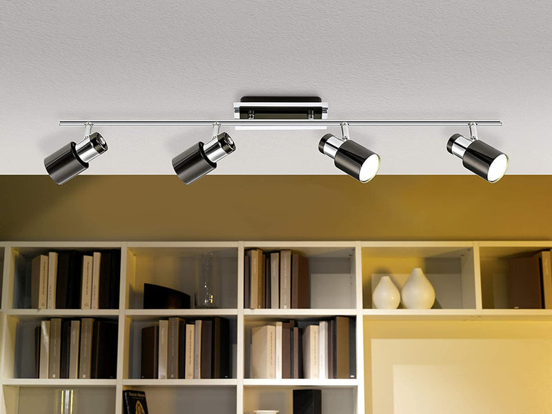 Chargez l'image dans la visionneuse de la galerie, Projector de Tecto Eglo LED Davida 1 Preto x4 30835