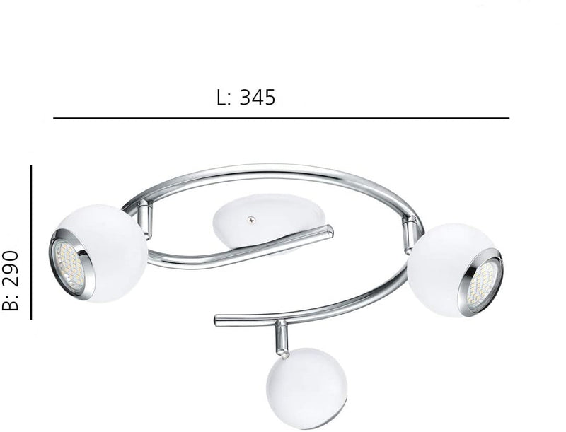 Load image into Gallery viewer, Projector Bimeda Branco Eglo 3x 31003