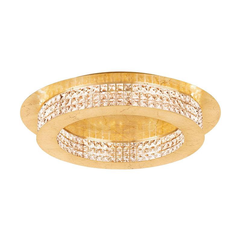 Cargue la imagen en el visor de la galería, Plafon Eglo Principe 39406 Ø700mm Dourado