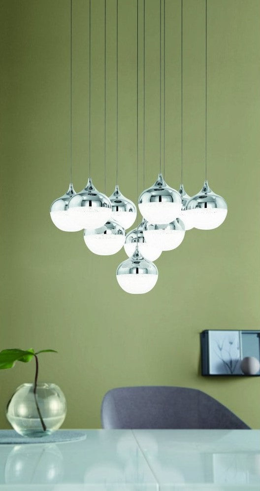 Chargez l'image dans la visionneuse de la galerie, Candeeiro de Tecto Suspenso Moderno Eglo Mioglia 39527 Ø 580 m