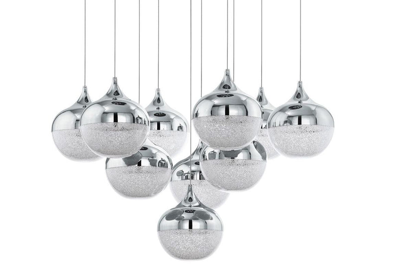 Chargez l'image dans la visionneuse de la galerie, Candeeiro de Tecto Suspenso Moderno Eglo Mioglia 39527 Ø 580 m