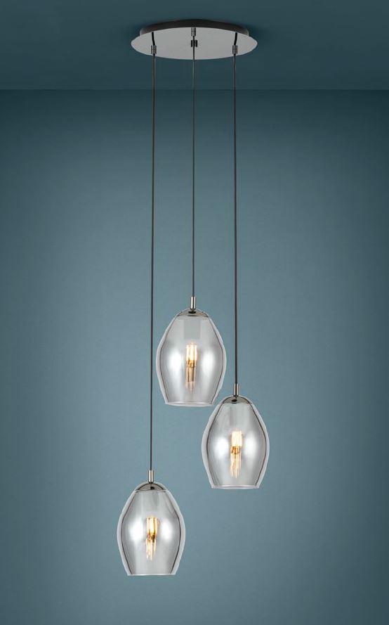 Load image into Gallery viewer, Candeeiro de Tecto Suspenso Moderno Eglo Estanys 39565 Ø450mm