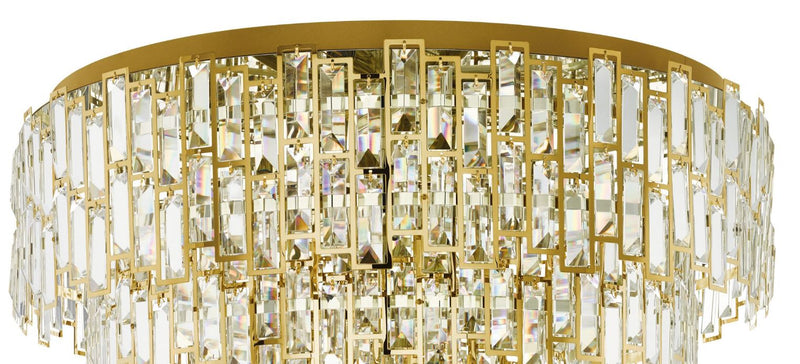 Load image into Gallery viewer, Plafon Eglo Calmeilles Dourado 39612 Ø780