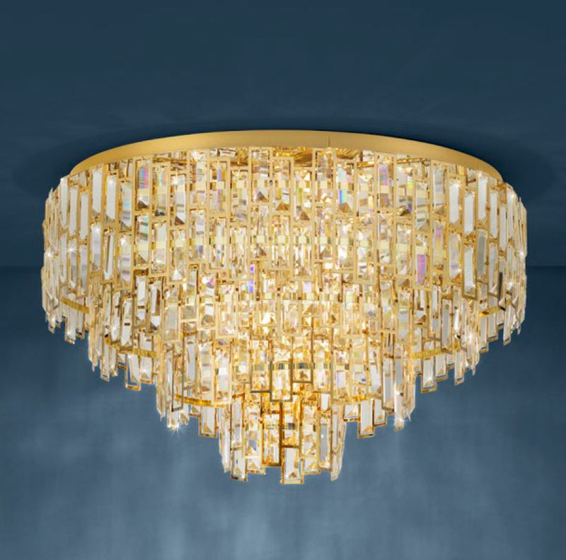 Load image into Gallery viewer, Plafon Eglo Calmeilles Dourado 39612 Ø780