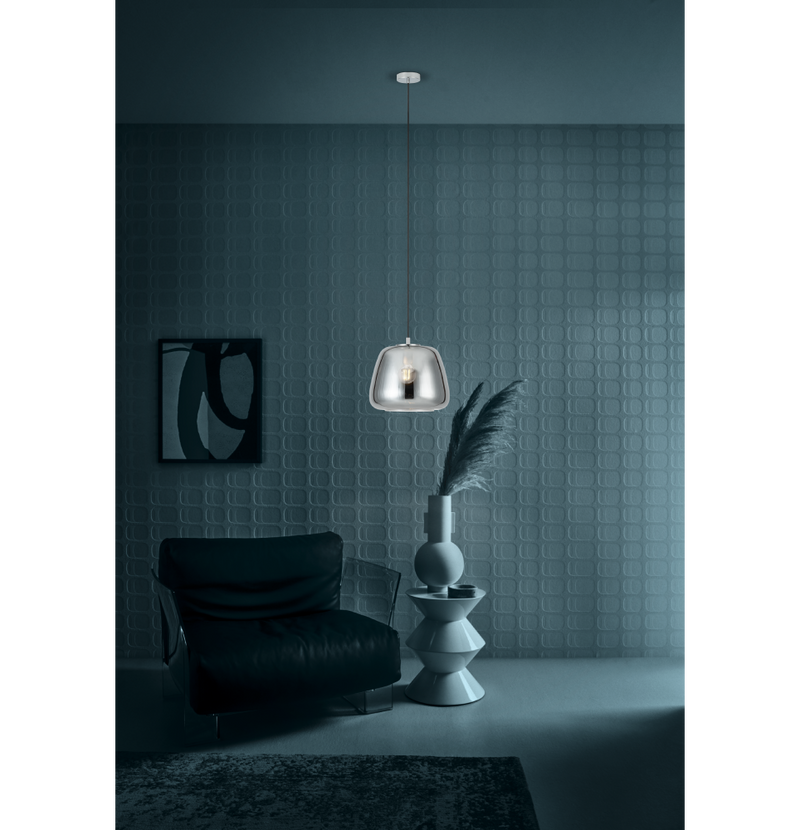 Carregue imagem no visualizador da galeriaCandeeiro de Tecto Suspenso Moderno Eglo Albarino 39665 Ø350mm