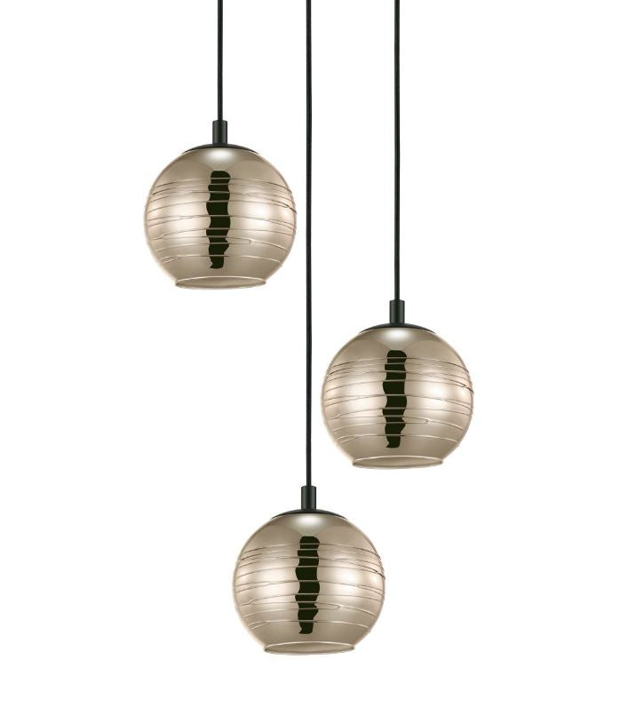 Cargue la imagen en el visor de la galería, Candeeiro de Tecto Suspenso Moderno Eglo Lemorieta 39685 Ø440mm