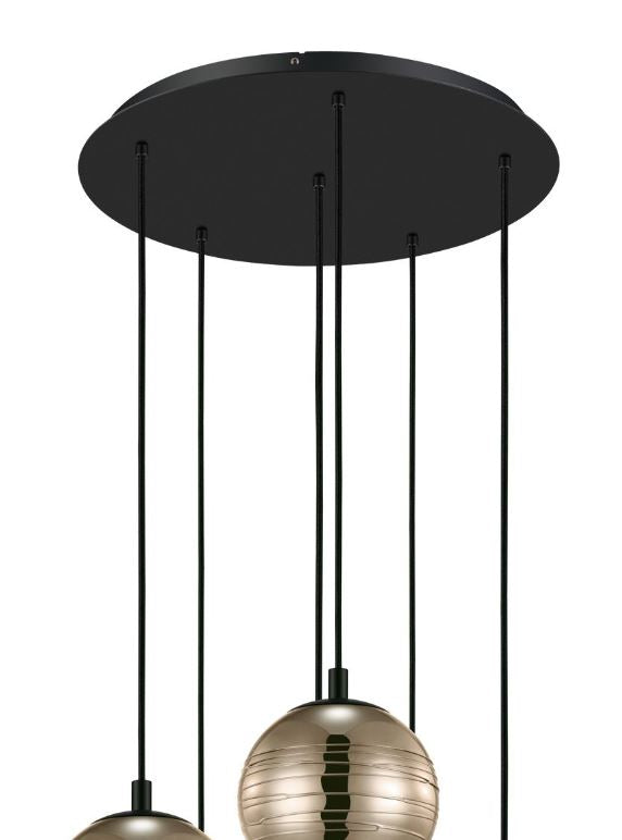 Cargue la imagen en el visor de la galería, Candeeiro de Tecto Suspenso Moderno Eglo Lemorieta 39687 Ø 570mm