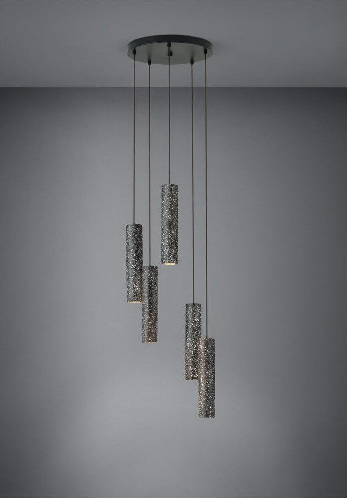 Cargue la imagen en el visor de la galería, Candeeiro de Tecto Suspenso Eglo Moderno Mentalona 39823 Ø365mm