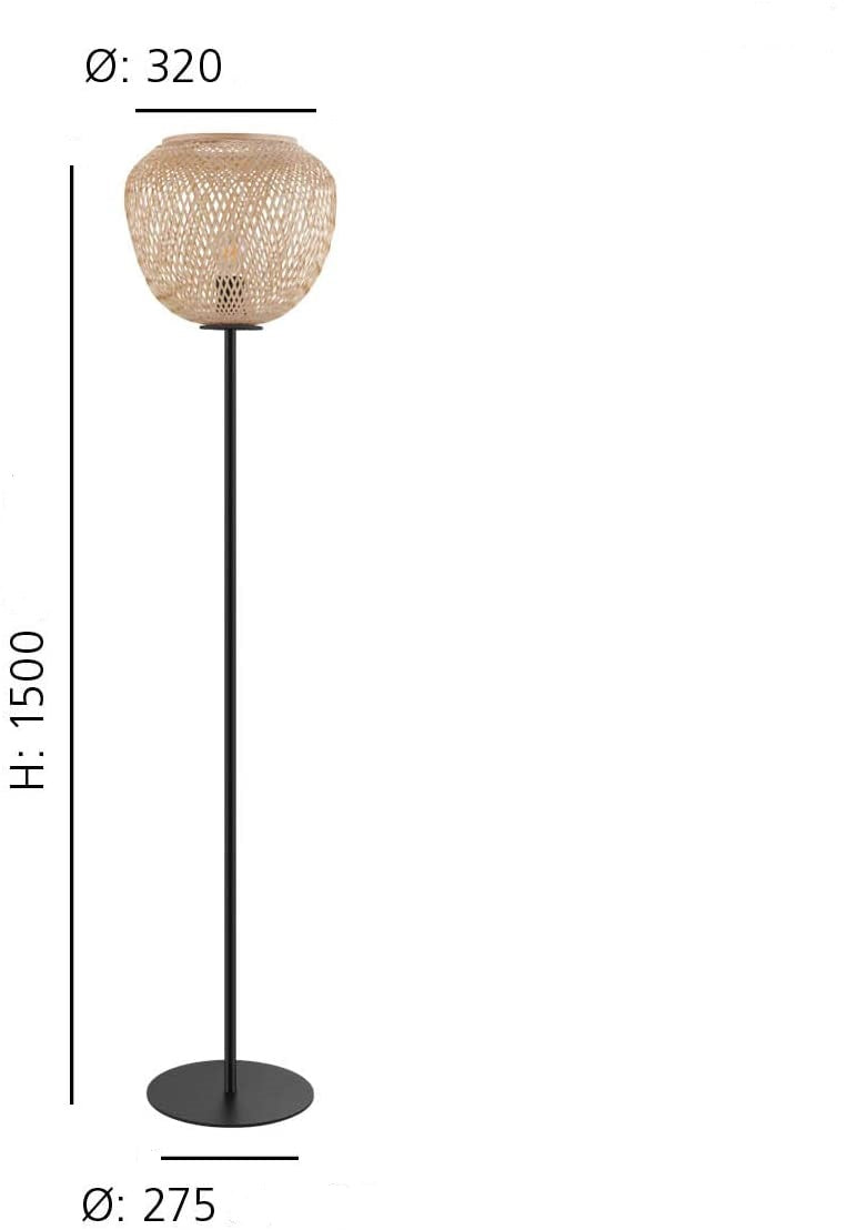 Load image into Gallery viewer, Candeeiro de pé vintage Dembleby eglo 43264