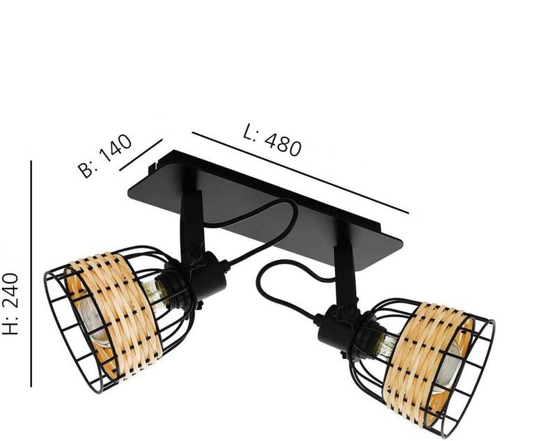 Load image into Gallery viewer, Plafon Vintage Anwick 1 eglo 43325