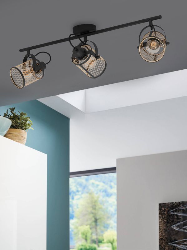 Cargue la imagen en el visor de la galería, Plafon de tecto eglo DELLOW 43533