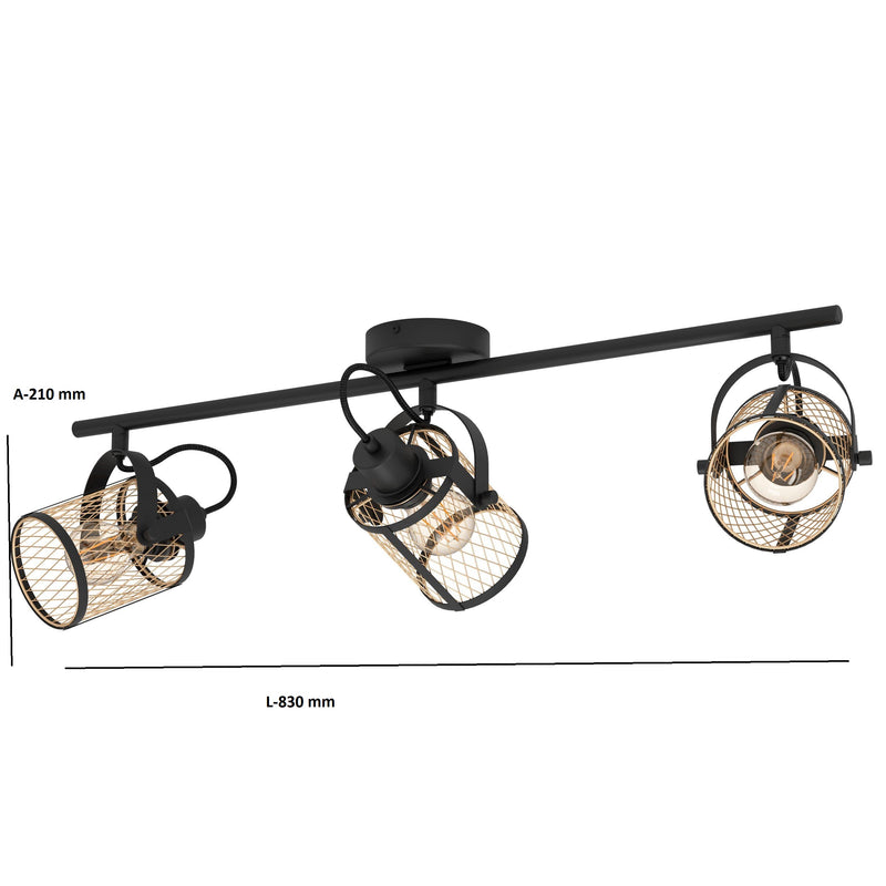 Cargue la imagen en el visor de la galería, Plafon de tecto eglo DELLOW 43533