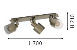 Load image into Gallery viewer, Plafon vintage Southery eglo 43819