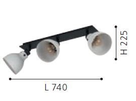 Carregue imagem no visualizador da galeriaPlafon Vintage Matlock Eglo 43829