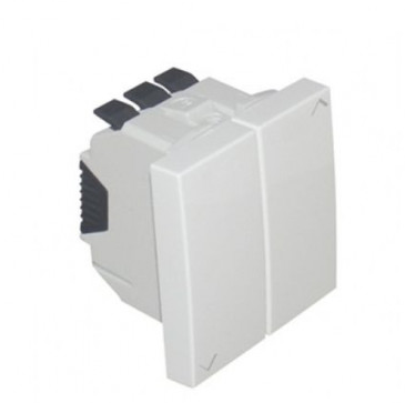 Load image into Gallery viewer, Botão duplo de comutação de persiana série 45 efapel 45283_SBR_SBM