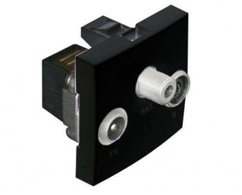 Load image into Gallery viewer, Tomada rádio televisão_tv_satélite_efapel_45555