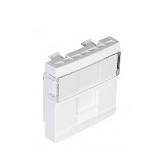 Cargue la imagen en el visor de la galería, Módulo 1 saída p/conetor RJ45 - 2 módulos em branco - 45976 SBM- Série Quadro 45