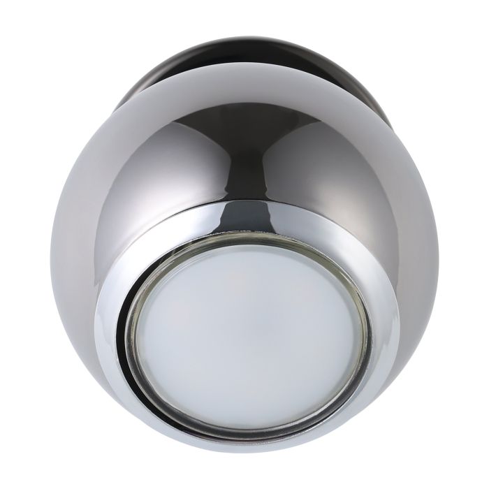 Load image into Gallery viewer, Foco LED de Parede e Teto em Metal Níquel Preto BIMEDA EGLO