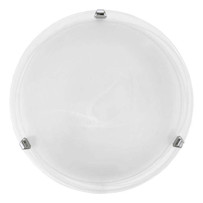 Cargue la imagen en el visor de la galería, Plafon de Teto com Vidro Alabastro Branco SALOME EGLO