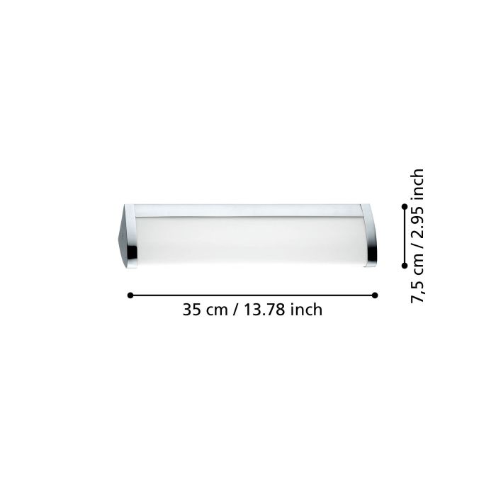 Carregue imagem no visualizador da galeriaPlafon LED para Casa de Banho Metal Cromado GITA 2 EGLO