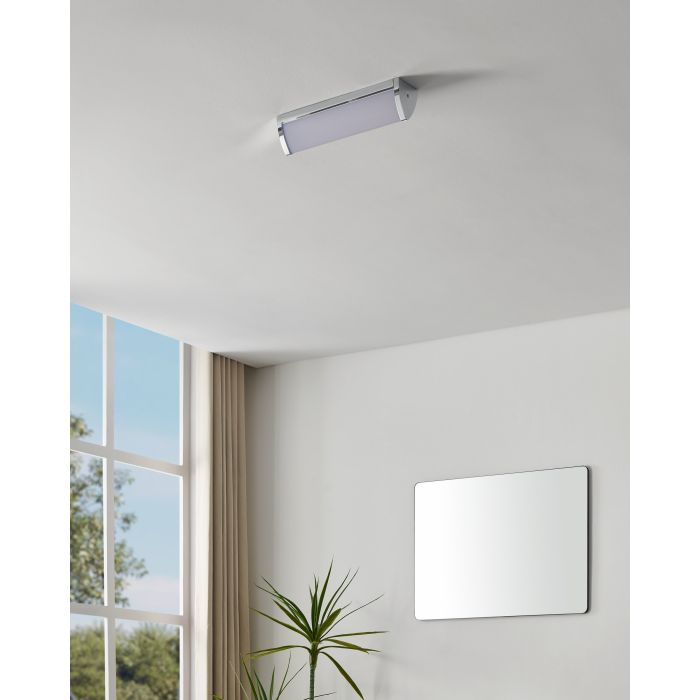 Carregue imagem no visualizador da galeriaPlafon LED para Casa de Banho Metal Cromado GITA 2 EGLO