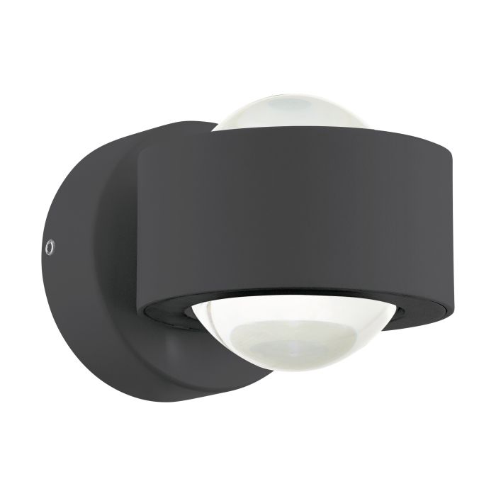 Load image into Gallery viewer, Aplique de Parede LED com Corpo Redondo em Alumínio Antracite ONO 2 EGLO