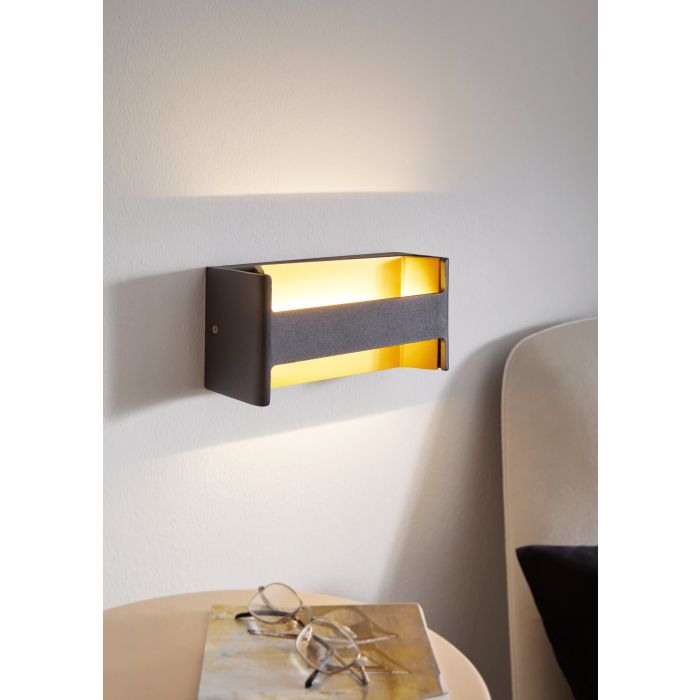 Load image into Gallery viewer, Aplique de Parede Quadrado com LED Branco Quente FELONICHE EGLO