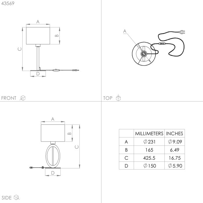 Load image into Gallery viewer, Candeeiro de Mesa com Base de Metal Preto e Madeira BASILDON 1 EGLO