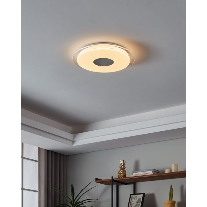 Load image into Gallery viewer, Candeeiro de teto LED com efeito cintilante LANCIANO-Z EGLO