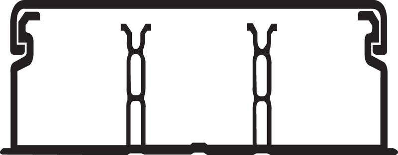 Cargue la imagen en el visor de la galería, CALHA C/ DIVISÓRIA 60x16 MM BRANCA EFAPEL 10070 CBR