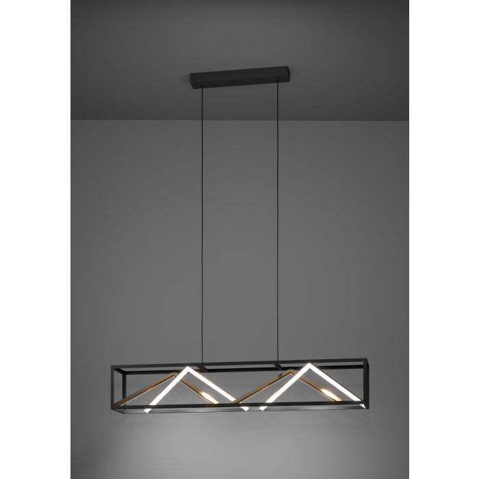 Load image into Gallery viewer, Black and gold ceiling light PENELA 390417 - Eglo