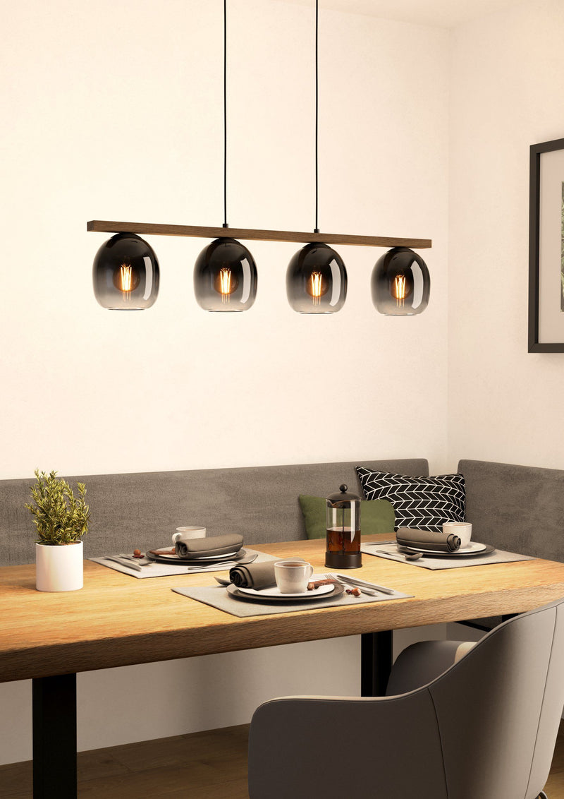 Cargue la imagen en el visor de la galería, O Candeeiro de tecto suspenso eglo Valdiola 900429