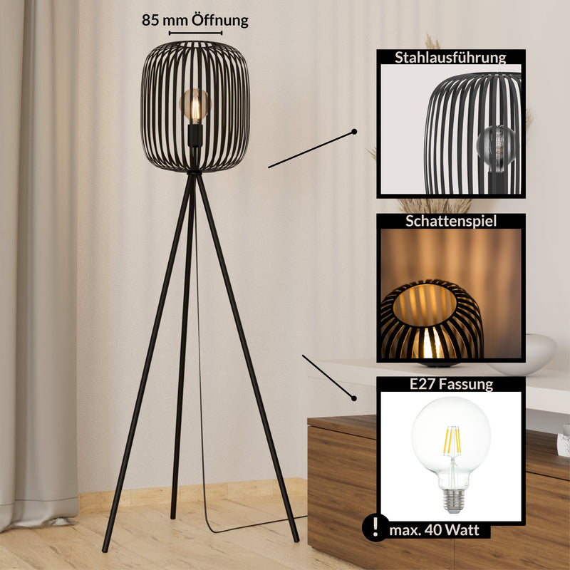 Carregue imagem no visualizador da galeriaCandeeiro de Pé eglo Romazzina 900522