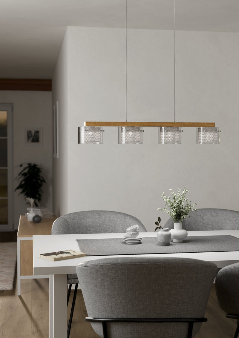 Chargez l'image dans la visionneuse de la galerie, Candeeiro de tecto suspenso eglo led 900881 Portico-Z