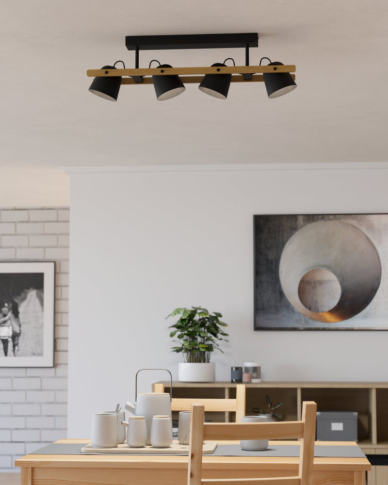 Chargez l'image dans la visionneuse de la galerie, Plafon de teto eglo led 900882 Hornwood-Z