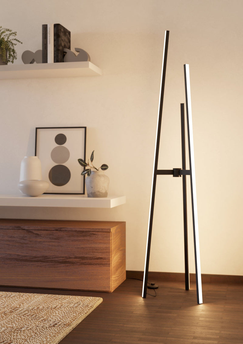 Load image into Gallery viewer, Candeeiro de pé eglo mongolana led 901052