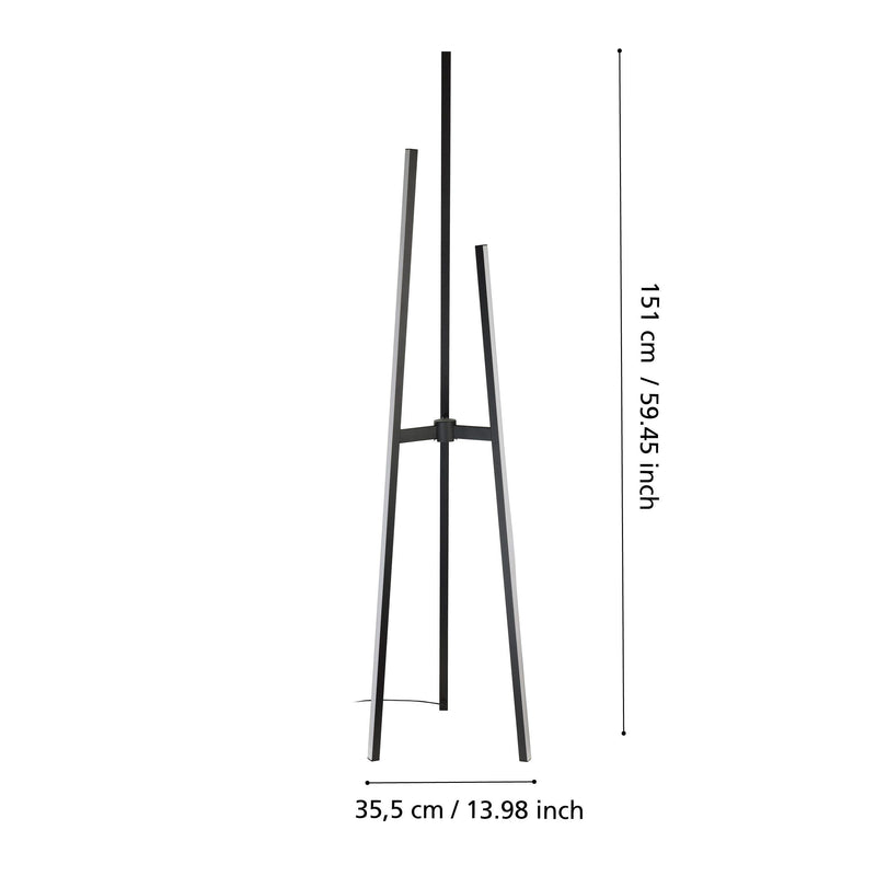 Load image into Gallery viewer, Candeeiro de pé eglo mongolana led 901052