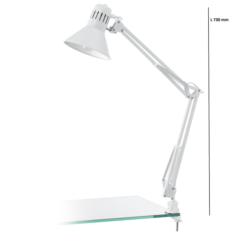 Load image into Gallery viewer, Candeeiro de Secretária Firmo Branco 90872 Eglo