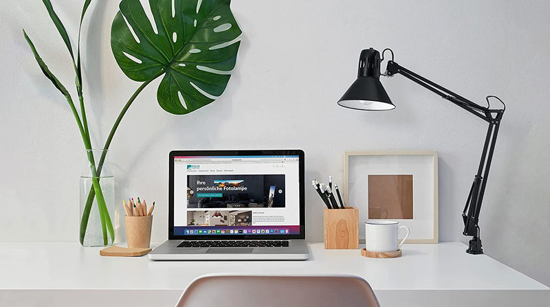 Load image into Gallery viewer, Candeeiro de Secretária Eglo Firmo Preto 90873