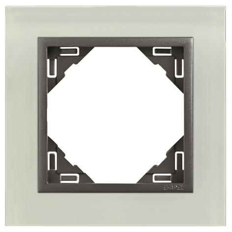 Carregue imagem no visualizador da galeriaEspelho simples cristal/gris EFAPEL 90910 TCS Série Logus 90