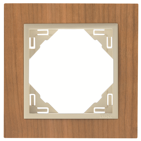 Cargue la imagen en el visor de la galería, Espelho simples cerejeira/pérola EFAPEL 90910 TJP Série Logus 90