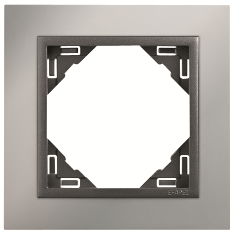 Carregue imagem no visualizador da galeriaEspelho simples crómio/gris EFAPEL 90910 TRS Série Logus 90