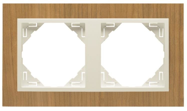 Carregue imagem no visualizador da galeriaEspelho duplo cerejeira/pérola EFAPEL 90920 TJP Série LOGUS 90