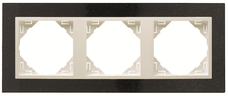 Carregue imagem no visualizador da galeriaEspelho triplo granito/gelo EFAPEL 90930 TGG série logus 90