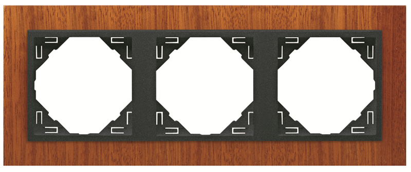 Cargue la imagen en el visor de la galería, Espelho triplo mogno/gris EFAPEL 90930 TMS Série Logus 90