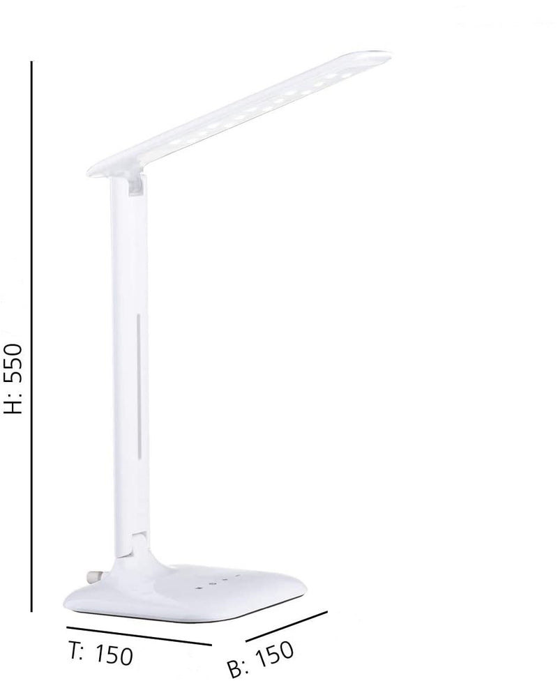 Load image into Gallery viewer, Candeeiro de secretária Eglo Caupo Branco 93965