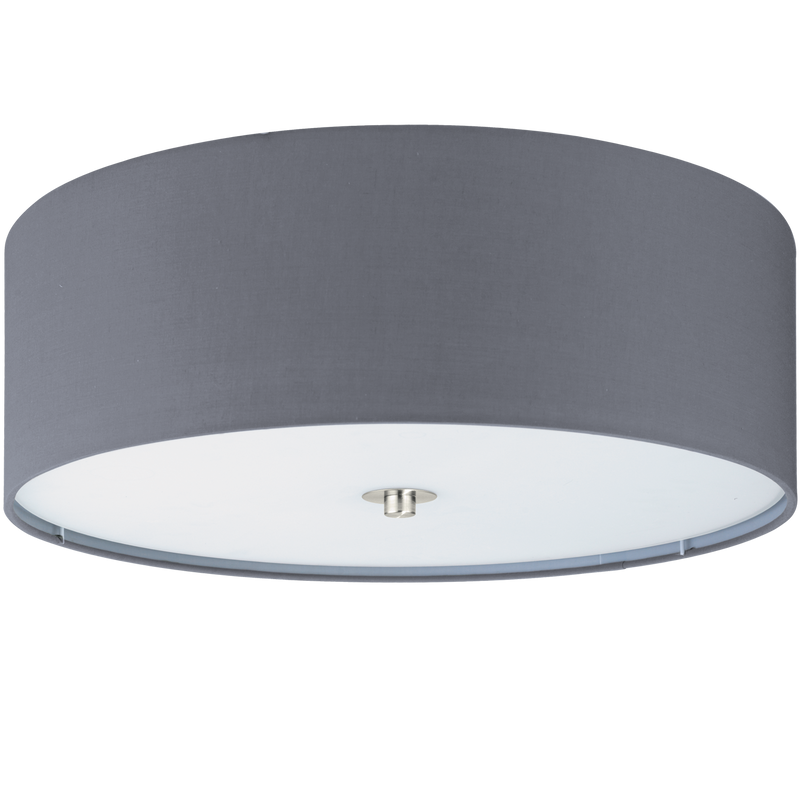 Cargue la imagen en el visor de la galería, Plafon Eglo Pasteri Cinza 94921